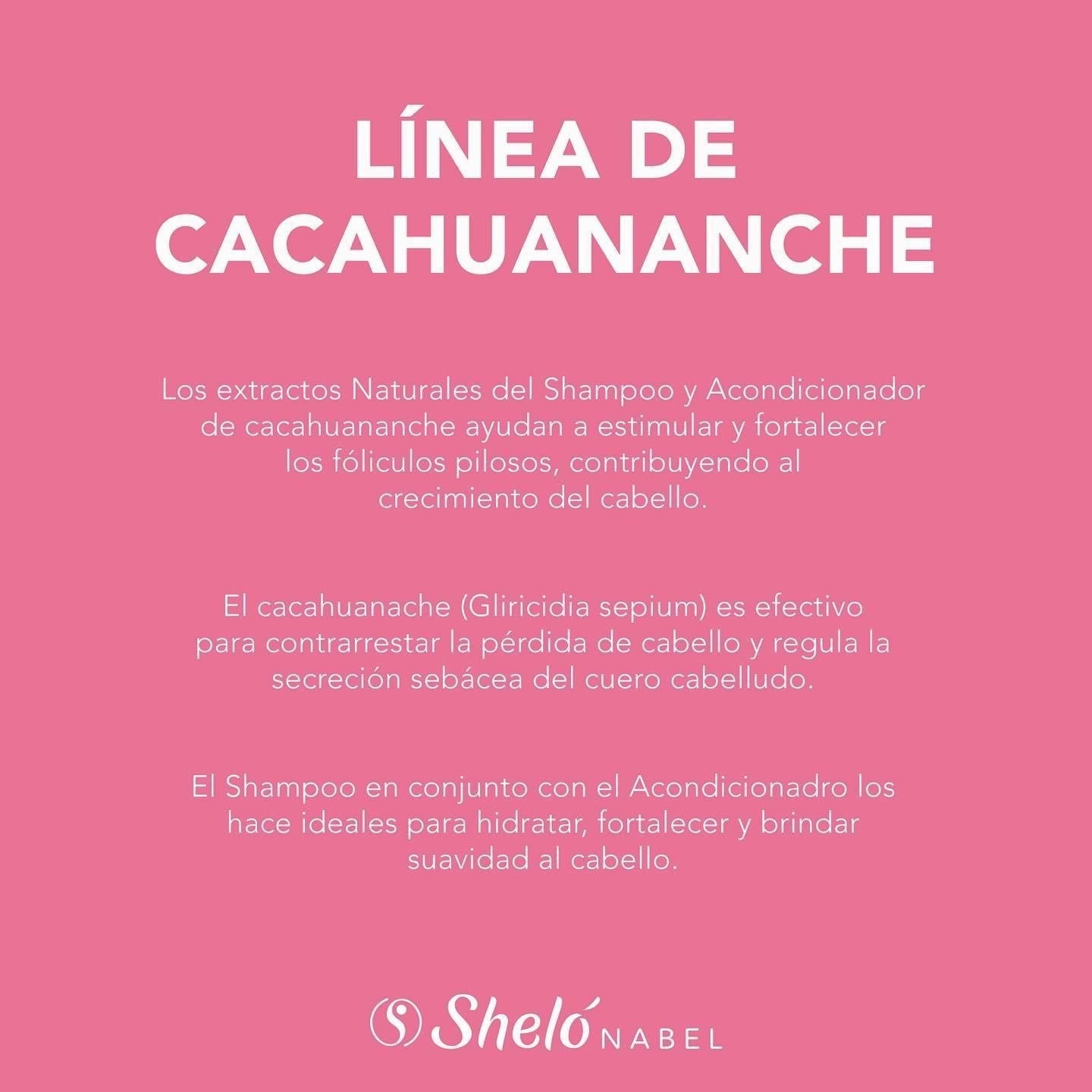 SHAMPOO DE CACAHUANANCHE 530 ML